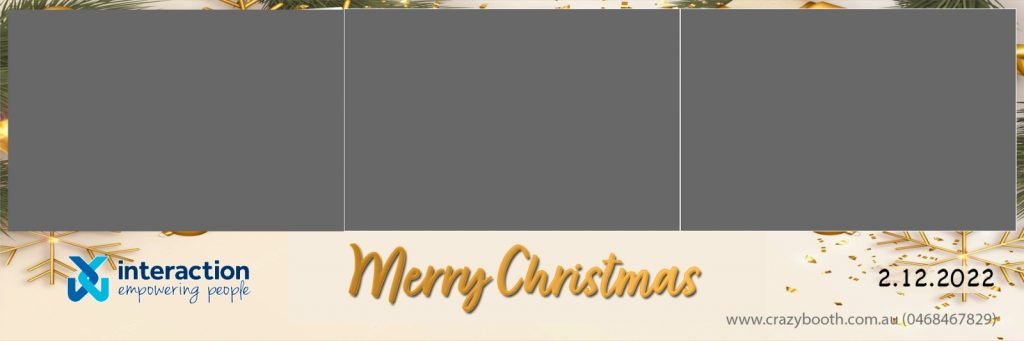 Christmas photo booth print template from www.crazybooth.com.au